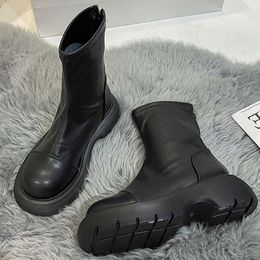 Stivali Donna Scarpe basse da neve per pelliccia Scarpe da donna alla caviglia Scarpe da donna Piattaforma Botas Mujer Inverno femminile