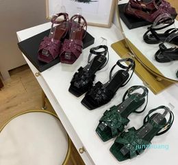 2023 Designer High heeled shoes Fashion Metal 11 Sandals 1Temperament Wedding Banquet Party Women Shoes 35-43