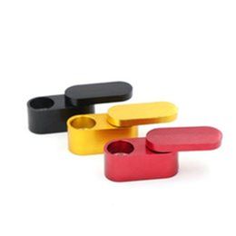New type of manufacturer direct sales portable metal pipe fittings personality aluminum alloy shape small pipe snuff