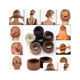 Hair Accessories Most Ties Girl Diy Styling French Twist Magic Hairstyling Tool Hairs Bun Maker Drop Delivery Products Dhrfz