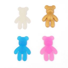 Fashion 30PCS Cartton Animal Bear Icon Shoe Charms PVC Croc Accessoires Crafts For Kids DIY Graden Sheo Decor Colorful Gifts