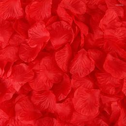 Decorative Flowers 100 PCS Artificial Silk Rose Petals Decoration For Romantic Night Wedding Event Party