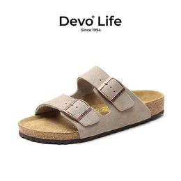 Slippers Factory Designer Birkinstocks Devo/'s Woo cork simple unisex casual student fashion slipper sandal trend 2618