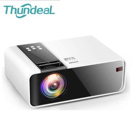 Projectors ThundeaL TD90 Mini Projector Native 1280 x 720P LED Beamer Android WiFi HD Smart Projector Home Theatre Cinema 3D Movie Video J230221