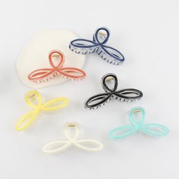 S3452 Fashion Jewelry Enamel Barrettes For Women Plastic Hairpin Big Hair Clip Bobby Pin Lady Girl Barrette Claw Clips Hair Accessories