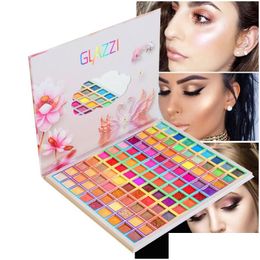 Eye Shadow 99 Colours Eyeshadow Palette Holographic Fluorescent Shiny Matte Glitter Pigment Pallete Eyes Makeup Drop Delivery Health B Dhikq