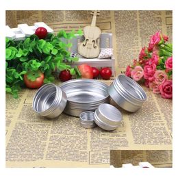 Perfume Bottle Aluminium Jar Lip Balm Pot Cosmetic Box Cream Emsion Makeup Container Empty Refillable For Tins Drop Delivery Health B Dhhd0