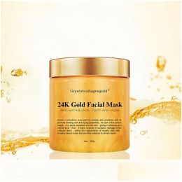 Other Skin Care Tools Crystal Collagen 24K Gold Face Mask Remove Blackhead Facial Masks High Moisture Drop Delivery Health Beauty Dev Dhvaz