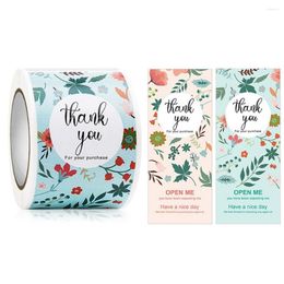 Gift Wrap 1 Roll Useful Removable Tag Sticker Cartoon Thank You For Your Purchase Jewellery Gifts Box Sealing Expressing Thanks