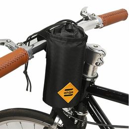 MTB Road Bike Bottle Bag Bicycle Handlebar Hanging Holder Pouch Bag Handlebar Water Bottle Carrier Bag Cycling Equipment