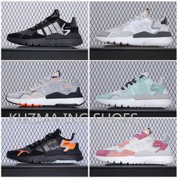 Mens Nite Jogger Runner casual Shoes Womens White Black Originals Classic Casual MINT Sports Trainers shoes sliver outdoor Sneakers