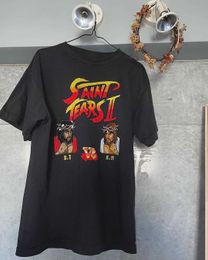 Designer Fashion Saint Michael T Shirt Fighter Short Sleeve Vintage High Street Casual Tee