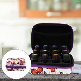 Storage Bottles Essential Oil Bottle Holder Travel Case Carrying Organiser Pouch Portable Vials Box Carrier Container Oils