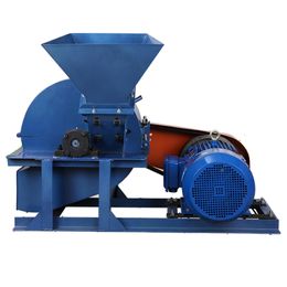 Double-Port Wood Chipper Shredder Machine Universal Waste Wooden/Branch Sawdust Pulverize Equipment Crusher With Motor 7.5/11KW