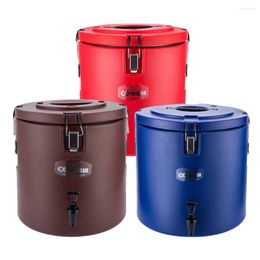 Dinnerware Sets Stainless Steel Insulation Barrel Lunch Box Soup Pot Water Milk Tea Soy Container Heatnesss Preservation Family Ice Bucket