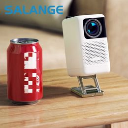 Projectors Salange Mini WIFI Projector Android 90 LED 1280720P N5 Video Beamer Keystone Correction for Movie Game Smartphone Home Cinema J230221