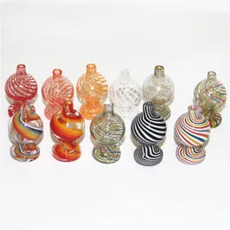 Bubble 28mm OD Glass Ball Carb Cap Smoking Nails for 25mm quartz banger Water Bongs Pipe