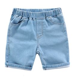 Shorts DE PEACH Summer Baby Boys Jeans Shorts Children Cotton Denim Shorts Toddler Kids Girls Casual Cowboy Short Pants 230220
