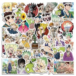 50Pcs New Dr.STONE Anime Stickers Ishigami Senkuu Graffiti Kids Toy Skateboard car Motorcycle Bicycle Sticker Decals Wholesale