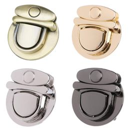 Storage Bags Buckle Twist Lock Hardware For Bag Shoulder Handbag DIY Craft Turn Locks Clasp