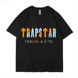 Men's T-Shirts Trapstar London Sport Yellow TShirts Men Cotton Oversized Short Sleeve Fashion Loose Clothes Casual Breathable Street TShirts Z0221