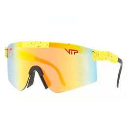 Cycling Outdoor Eyewear Dazzling Sun Electroplated Athletic Film Polarized Sports Goggles