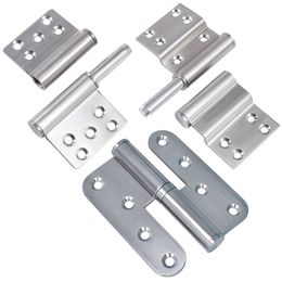 Stainless Steel Flag-Type Hinge Double-Curved Folding Detachable Fire-Proof Anti-Theft Door Industrial Equipment Part