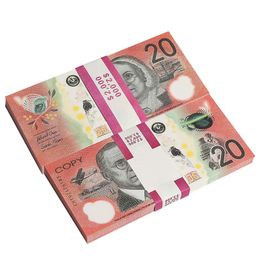 Prop Movie Money Prop Australian Dollar 20 50 100 AUD Banknotes Paper Copy Game Props241l