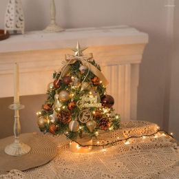 Christmas Decorations Fake Pine Gift Crafts Tabletop Decor Xmas Decoration Artificial Ornament Tree Festival