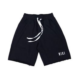 M￤ns plus-storlek shorts sommar Ny hiphop-m￤ns shorts tryckt fransar dragkord avslappnad l￶s sport shorts m￤n