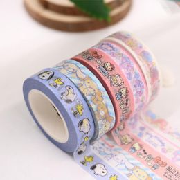 Gift Wrap 5PCS 10m/Roll Mini Colour Tape DIY Decorative Adhesive Masking Sticker Cartoon Diary Lace Cinta Adhesiva Decor