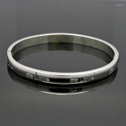 Bangle Luxury Clover Style Women's Jewellery 316L Stainless Steel Fashion Bracelets And Love Wholesale Gifts
