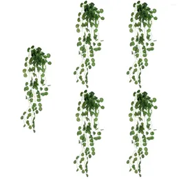 Decorative Flowers Vines Decor Fake Wall Hanging Room Artificial Green Decoration Faux Air Indoor Leaf Bedroom Vine