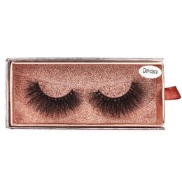 False Eyelashes 1 Pair Faux Mink Cruelty Handmade 3D Lashes Fl Strip Soft Makeup Drop Delivery Health Beauty Eyes Dhwot