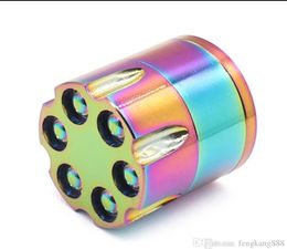 Smoking Pipes Mini-bullet Zinc Alloy Smoke Grinder Diameter 30MM3 Layer Bullet Molding Metal Smoke Tool