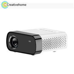 Projectors Foqucy GX100 800x480 1800 Lumens High Quality Cooling LED Lighting HD Digital Projector Support 24G Same Screen Version J230222