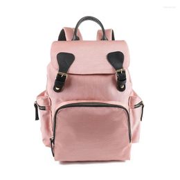 School Bags 10PCS / LOT Waterproof Large Hand Back Bag For Women Mummy Nappy Baby Care Travel Nursing Backpack Fashion Rucksack