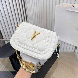 Hot Shoulder Bags Lettering Printing Designer Bag Women Chain Crossbody Bags Luxury Handbags Leather Black Messenger Bags Purses Fashion Small Wallet 221215