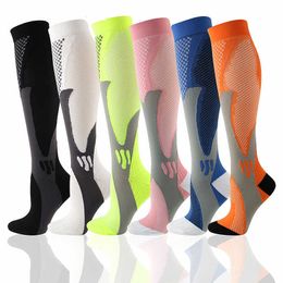 5PC Socks Hosiery Compression Socks Running Sports Socks for Men Women Nure Socks Varicose Veins Edema Medical Nursing Running Socks Compression Z0221