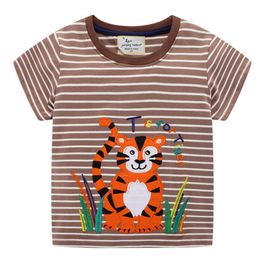 Jungen Mädchen T -Shirts bedruckte Baumwollbabykleidung Tees Jungen Tops