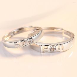 Wedding Rings Jewelry Trendy Engagement Ring Diamond Princess Finger Alloy Lovers