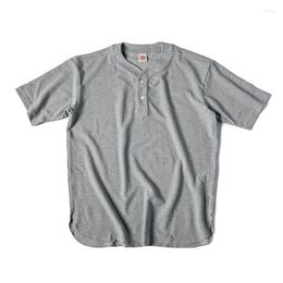 Men's Polos NON STOCK Collarless T-Shirt Baseball Jersey Men's Short Sleeved Polo Shirts