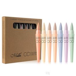 Concealer Menow Brand 6 Colours /Set Cc Spot Removing Brighten Cream Repair Pencil Natural Cosmetic Drop Delivery Health Beauty Makeu Dhftj