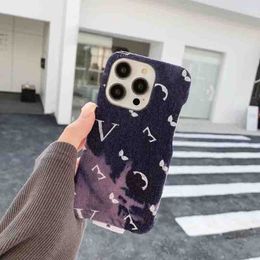 Fashion Cell Phone Case Designer For Iphone 14 Pro Max Designers Letters Canvas Shell For Iphone 14 13 12 Retro Women Mens D2302221F