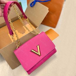 8 Women Designer Bag Water Ripple Twist Handbags Polka Dot Crossbody Chain Strap Luxury Genuine Leather Handbag Purse Shouder Bags Clutch