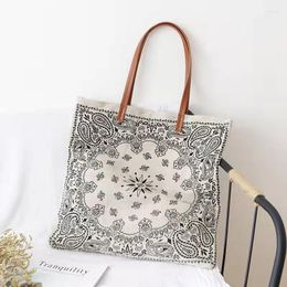 Evening Bags Four Seasons Women's Casual Hand-Held Cotton And Linen Bag 2023 Fashion Vintage Canvas Multifunctional Single Shoulder