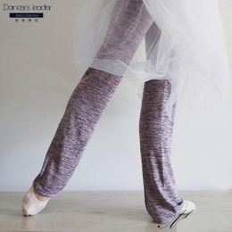 Sahne Giyim Bale Leotard Yetişkin Kış Temel Eğitim Diz Üzerinde Isınma Tayt Çorap Düz Uzun Performans Kostüm Çorap