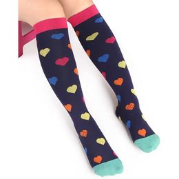 5PC Socks Hosiery Compression Socks Women Men Best Running Athletic Outdoor Sports Crossfit Flight Travel Nurses Running Athletic Socks 2030mmgh Z0221