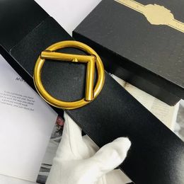 Cinture autentiche di design in pelle Cintura rossa retrò con fibbia dorata in lega Cintura da uomo Cintura rossa da donna Cintura in oro di lusso F Larghezza 7 cm Cintura Y5
