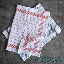 Table Napkin Blue And Red Gingham Chequered Plaid Kitchen Decorative Cloth Cotton Towel 40x60cm 10pcs